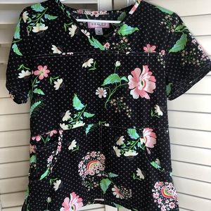 Koi scrub top